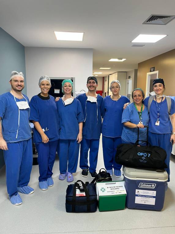 O doador foi um homem de 64 anos, de Santo Augusto, vítima de um Acidente Vascular Encefálico (AVE) hemorrágico.