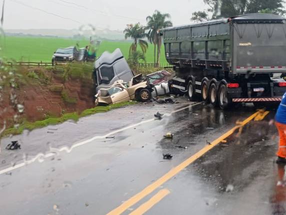 O acidente ocorreu nas proximidades do posto Botoqueiro, no sentido Cruz Alta?Santa Maria.