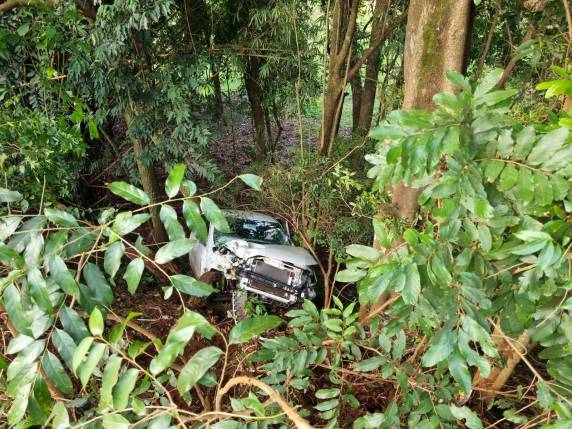Ocupantes não ficaram feridos