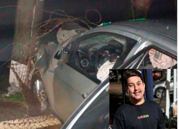 Carro saiu da pista e colidiu com poste; vítima tinha 21 anos