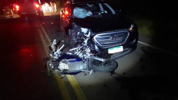 Delcio Schulbert Teixeira estava em uma motocicleta, que foi atingida por um IX35