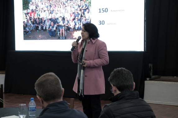 Na oportunidade, foram apresentadas as melhorias realizadas pelo Hospital neste primeiro ano de administração da Unidade, enfatizando o apoio da Sicredi nos projetos do Hospital e as ações sociais da Cooperativa no Município.