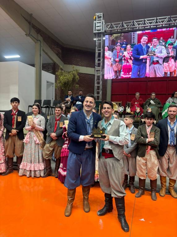 Outro representante do CTG Tropeiros do Buricá, Miguel da Motta Krever, ficou com o oitavo lugar