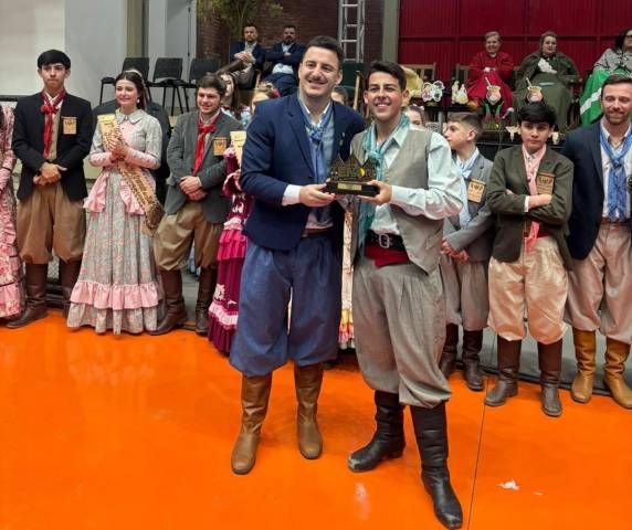 Outro representante do CTG Tropeiros do Buricá, Miguel da Motta Krever, ficou com o oitavo lugar