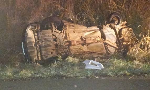 O acidente ocorreu nas proximidades da entrada da comunidade de Boa Esperança em São Pedro do Butiá