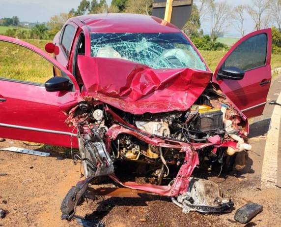 Um dos veículos envolvidos é emplacado em Três de Maio