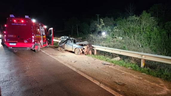 O acidente ocorreu sobre a ponte do Rio Espraiado, em Soledade.