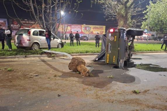 A ocorrência envolveu outros dois veículos