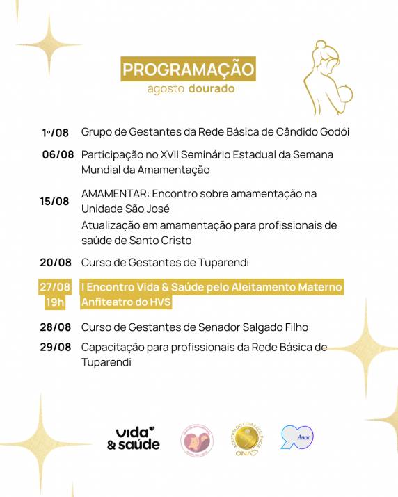 A campanha, reconhecida internacionalmente, tem como símbolo a cor dourada, que representa o ''padrão ouro'' de qualidade do leite materno para o desenvolvimento de bebês.