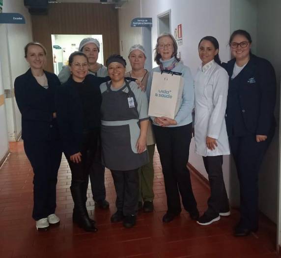 Ao todo, serão 150kg de arroz e 62 kg de feijão destinados todos os meses para o Hospital.