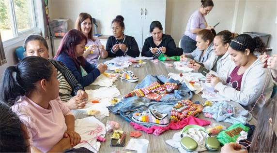 Durante o encontro, o grupo também recebeu um kit com materiais preparados pelo MEA