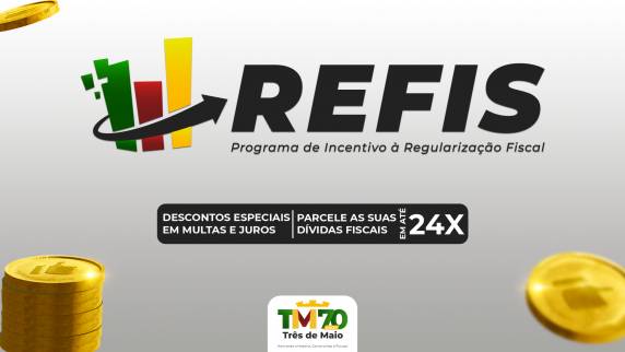 O período para adesão ao REFIS será de 1º de setembro a 10 de dezembro de 2025
