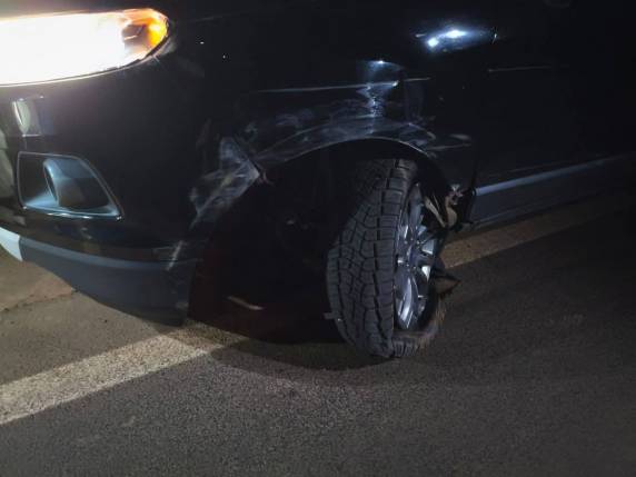 Acidente não deixou feridos, apenas danos materiais