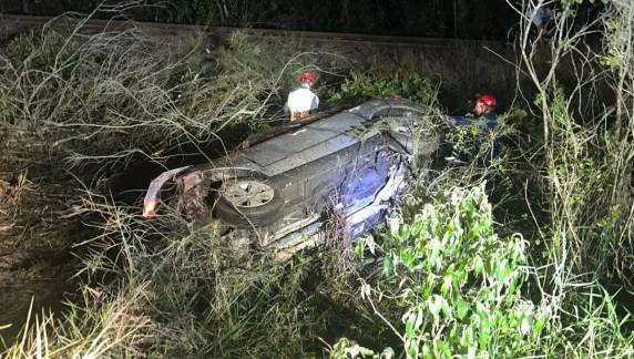 O grave acidente foi registrado na noite desta quinta-feira (11), por volta das 19h40