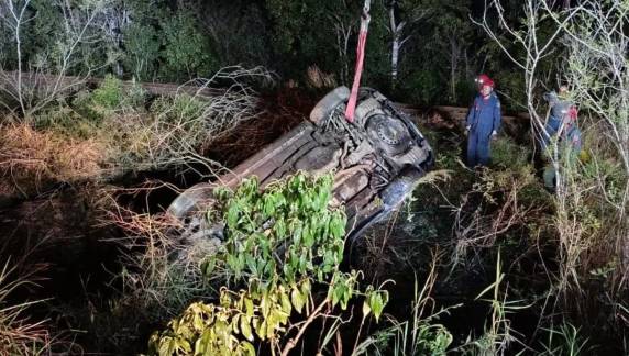 O grave acidente foi registrado na noite desta quinta-feira (11), por volta das 19h40