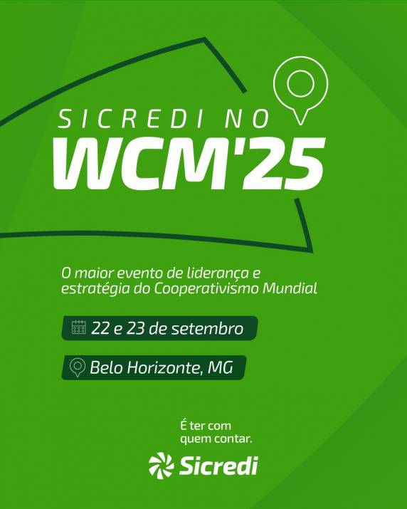 Evento reunirá líderes nacionais e internacionais para discutir inovação, liderança e o futuro do cooperativismo