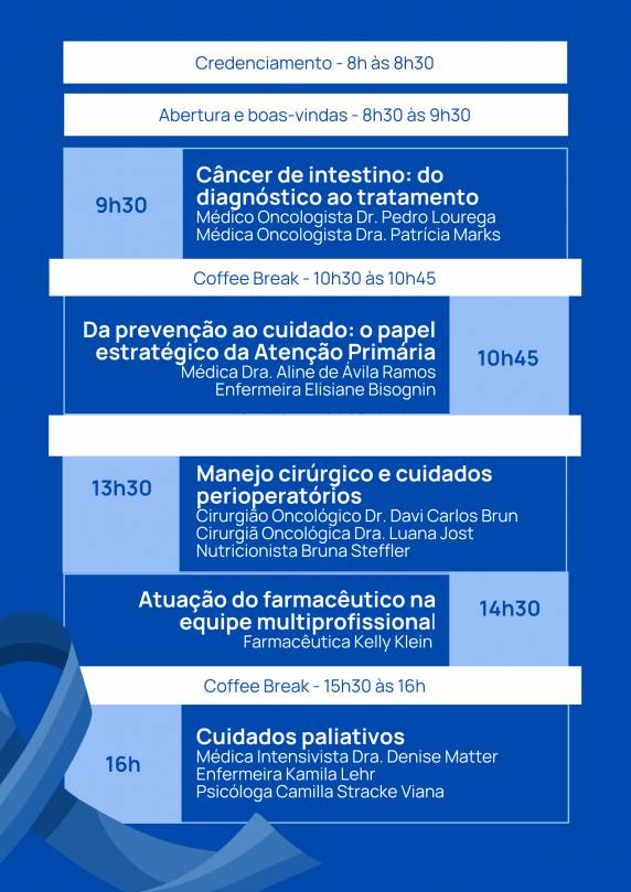 Hospital Vida & Saúde realiza I Jornada Oncológica Multiprofissional sobre câncer de intestino em 30 de setembro