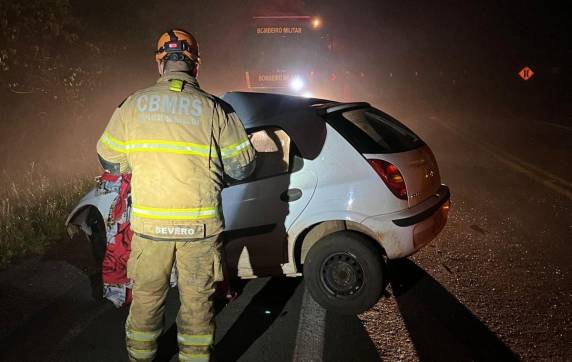 Acidente ocorreu na noite de domingo, em Almirante Tamandaré do Sul, no norte do Estado
