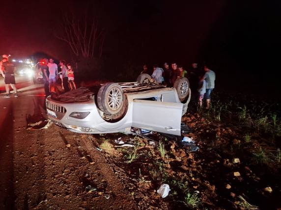 Acidente ocorreu na noite deste domingo (5) na RS-817, no norte do Estado