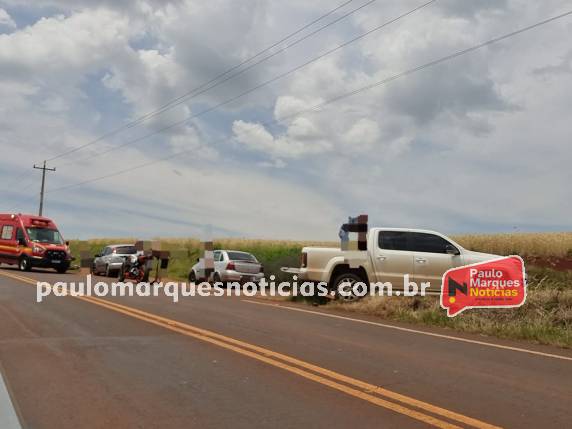 Homem de 43 anos foi socorrido pelo Corpo de Bombeiros e encaminhado ao Hospital São Vicente de Paulo