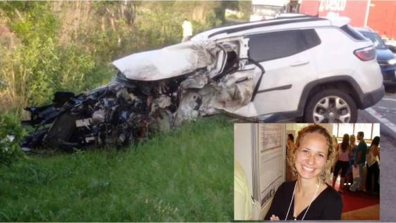 Débora Dias Campos, de 39 anos, morreu nesta segunda-feira (13) após colisão entre carro e caminhão em Candelária. Em 2013, ela perdeu a irmã Michéli, uma das vítimas do incêndio em Santa Maria.