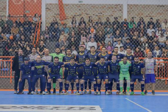 Jogo de ida da final da Série C da Liga Gaúcha de Futsal terminou em 2 a 2 diante do Rodeio Futsal