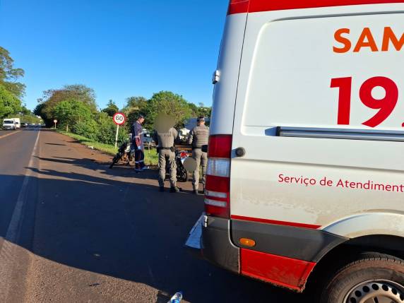Colisão ocorreu na manhã desta segunda-feira (20) próximo à estação rodoviária, na RS-155