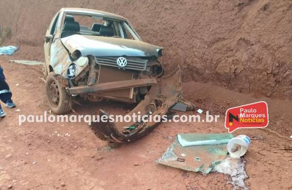 Acidente ocorreu na localidade de Colônia Glória na tarde desta sexta-feira (24)