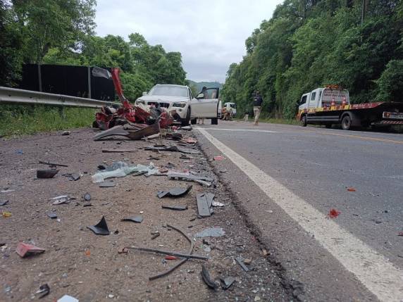 Acidente ocorreu por volta das 11h30 na localidade de Picada May