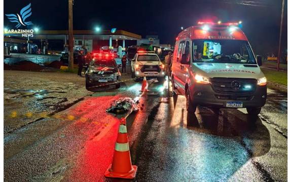 O motorista causador do atropelamento não foi localizado, e o veículo também não foi identificado até o momento.