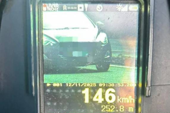 Índice constatado pelo Comando Rodoviário da Brigada Militar (CRBM) é duas vezes maior do que a velocidade permitida no trecho, de 70 km/h