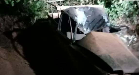 Colisão ocorreu no fim da tarde de sábado no interior do município