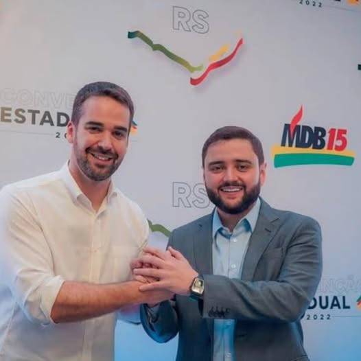 Gabriel Souza é oficializado pelo MDB como pré-candidato ao governo do RS em 2026