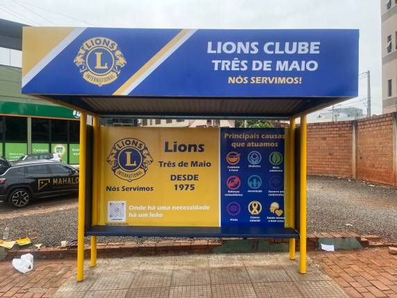 Intervenção realizada na Avenida Uruguai marca início de ação que pretende alcançar outras paradas da cidade