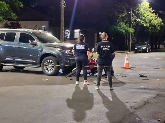 Vítima teve perna amputada e foi socorrida pelo Corpo de Bombeiros e SAMU