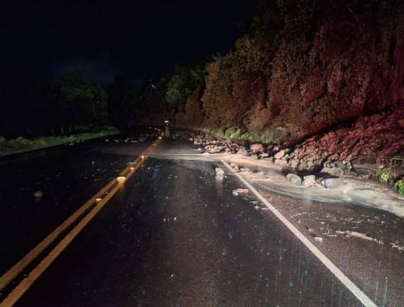O fato foi registrado no km 164 da via, nas proximidades do Restaurante Sangalli.