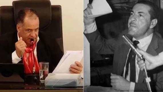 Ao conduzir sessão, parlamentar chamou para a mesa o ex-governador Leonel Brizola, morto em 2004, durante homenagem a escola que leva seu nome