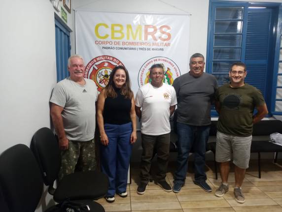 Encontro contou com a presença da 1ª Tenente Metriz, comandante do Corpo de Bombeiros Militar, e definiu metas para 2026