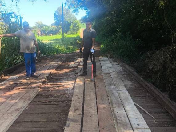 Estrutura na divisa entre Boa Vista do Buricá e Sede Nova estava interditada para reforma e já está aberta ao tráfego