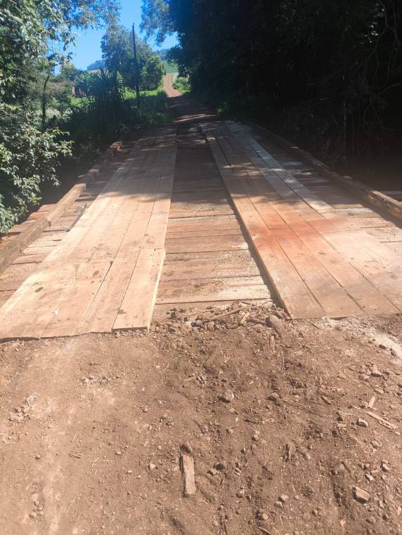 Estrutura na divisa entre Boa Vista do Buricá e Sede Nova estava interditada para reforma e já está aberta ao tráfego