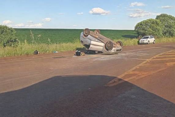 Trânsito apresenta lentidão no trevo com a ERS-210 em Esquina Boa Vista