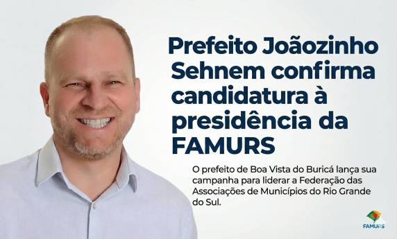 Candidatura é homologada pelo MDB e eleição ocorre em março de 2026