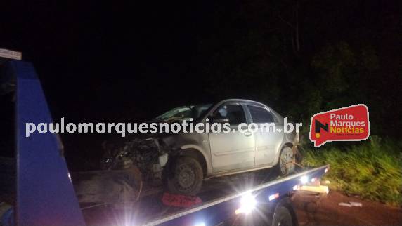 Acidente ocorreu na madrugada desta terça-feira (17), próximo ao bairro Carolina; vítima foi encaminhada ao Hospital São Vicente de Paulo