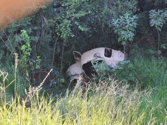 Acidente ocorreu nas proximidades da ponte sobre o Lajeado Pratos na manhã deste sábado (28)