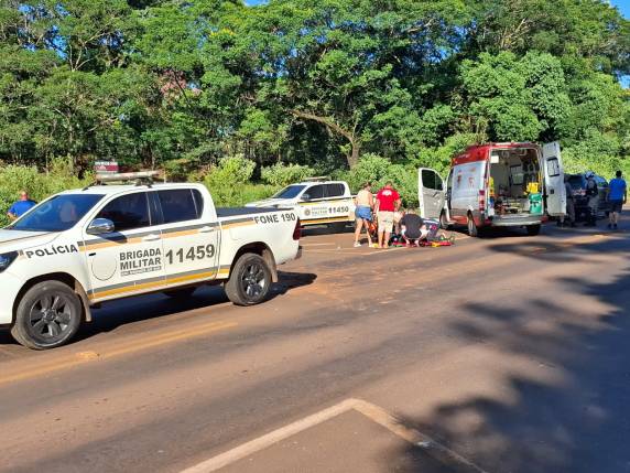 Colisão ocorreu no trevo da RS-155, no bairro Modelo, próximo à estação rodoviária