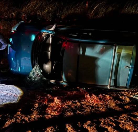 Acidente mobilizou bombeiros, SAMU e Brigada Militar na noite de domingo (1º)