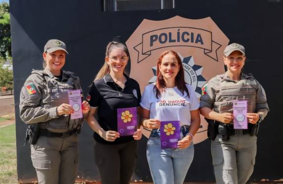 Atividade realizada pelo 44º BPM reforça o combate à violência e fortalece a rede de apoio às mulheres