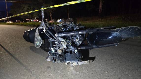Acidente ocorreu na noite deste sábado (21), nas proximidades do cemitério dos Ribeiros; vítima não resistiu aos ferimentos e morreu no local após o forte impacto.