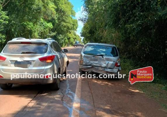Acidente ocorreu nesta quinta-feira (2), no trevo na saída para Boa Vista do Buricá