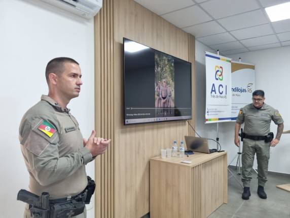 Encontro promovido pela ACI e Sindilojas ocorreu no quartel da Brigada Militar e destacou adesão ao PISEG